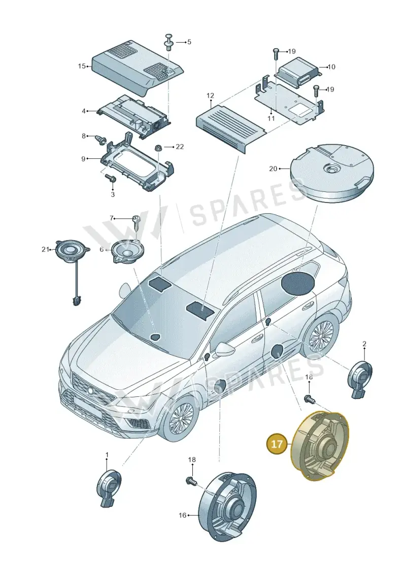 565035411G — Skoda Kodiaq (2018-2022) diagram 804000160, position 17