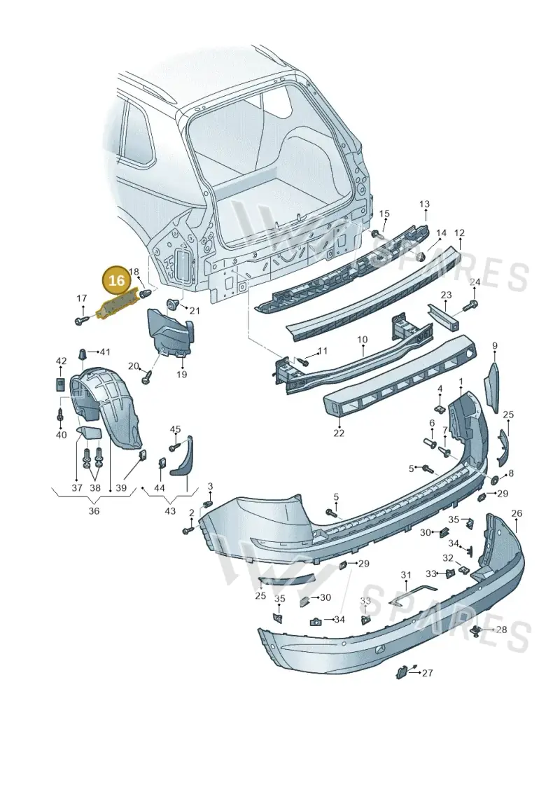 565807393 — Skoda Kodiaq (2018-2022) diagram 804807500, position 16
