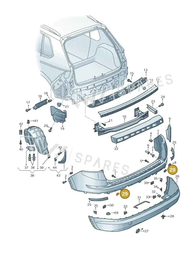 565807461 — Skoda Kodiaq (2018-2022) diagram 804807500, position 29