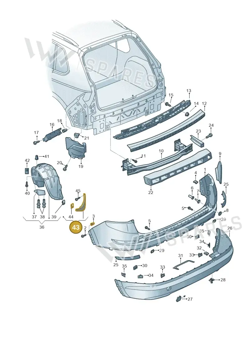 5658218219B9 — Skoda Kodiaq (2018-2022) diagram 804807500, position 43