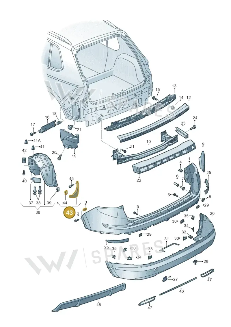 5658218229B9 — Skoda Kodiaq (2016-2024) diagram 804807050, position 43