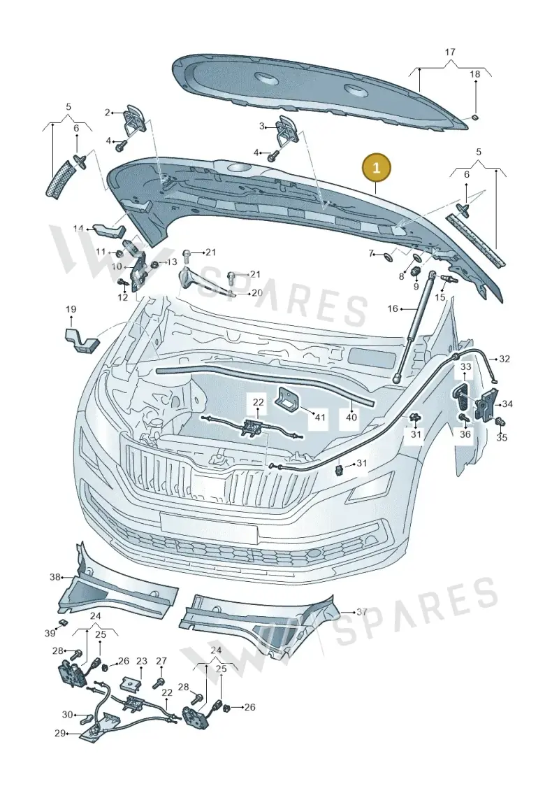 565823031A — Skoda Kodiaq (2018-2022) diagram 804823000, position 1