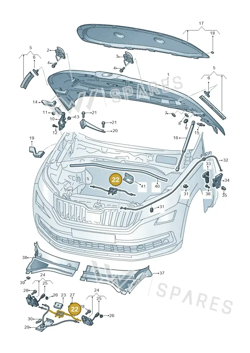 565823531 — Skoda Kodiaq (2018-2022) diagram 804823000, position 22