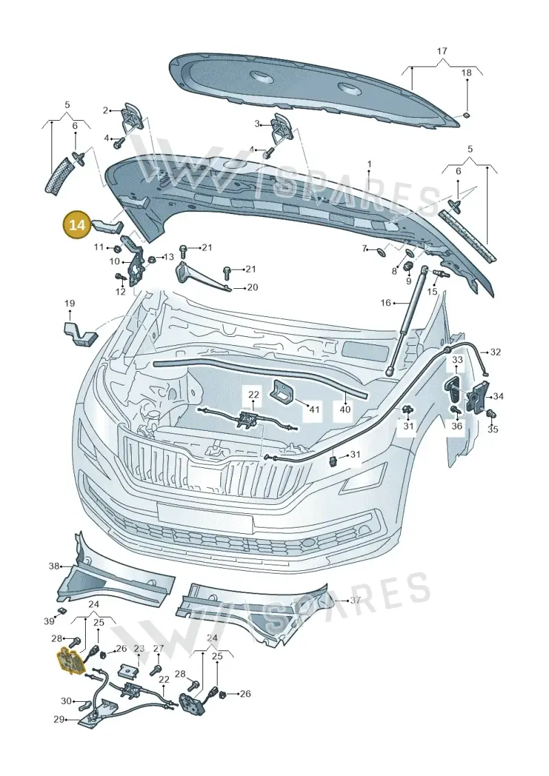 565823716 — Skoda Kodiaq (2018-2022) diagram 804823000, position 14
