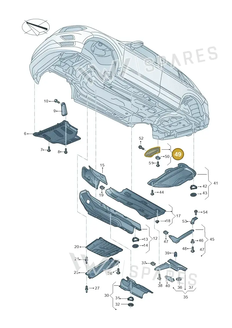 565825205 — Skoda Kodiaq (2018-2022) diagram 434825001, position 49