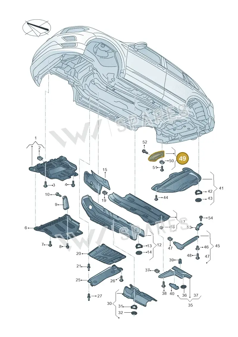 565825208 — Skoda Kodiaq (2016-2024) diagram 804825000, position 49