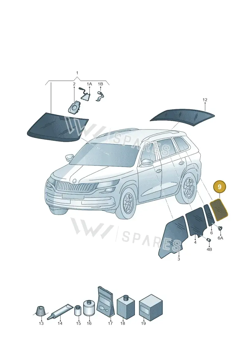 565845298A5AP — Skoda Kodiaq (2018-2022) diagram 804845000, position 9