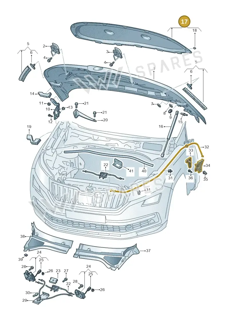 565863831 — Skoda Kodiaq (2018-2022) diagram 804823000, position 17