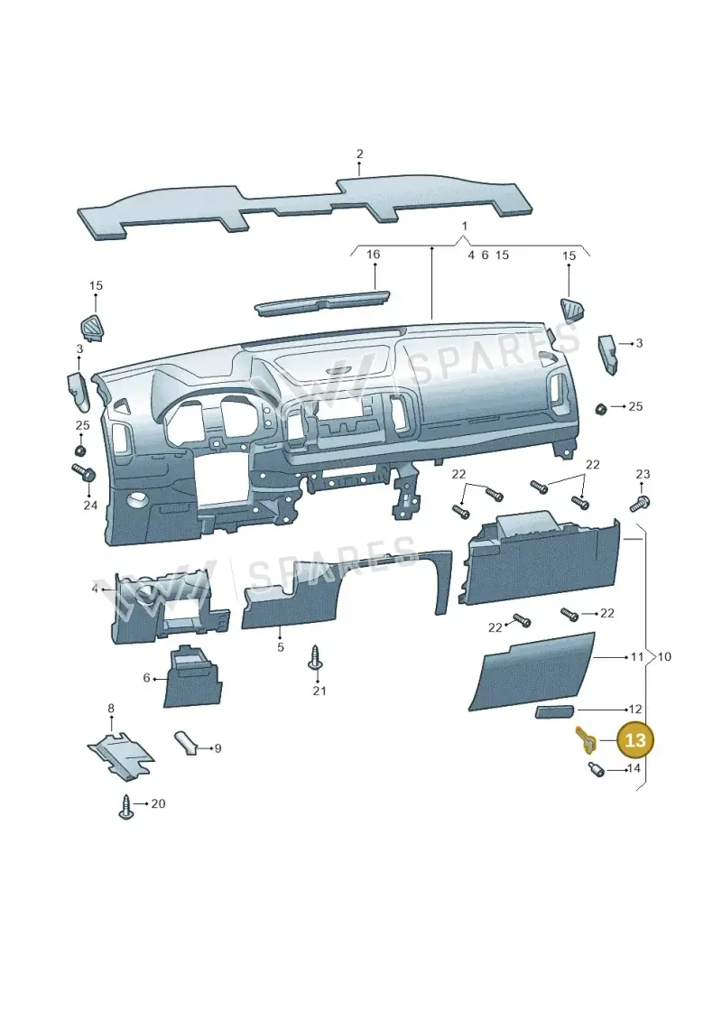 565880397 — Skoda Karoq (2017-2022) diagram 834857100, position 13