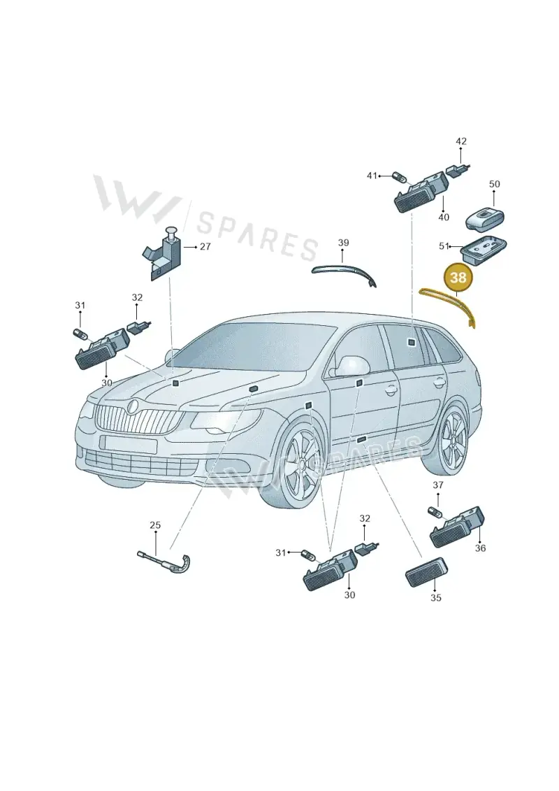 565945105A — Skoda Kodiaq (2018-2022) diagram 804947010, position 38