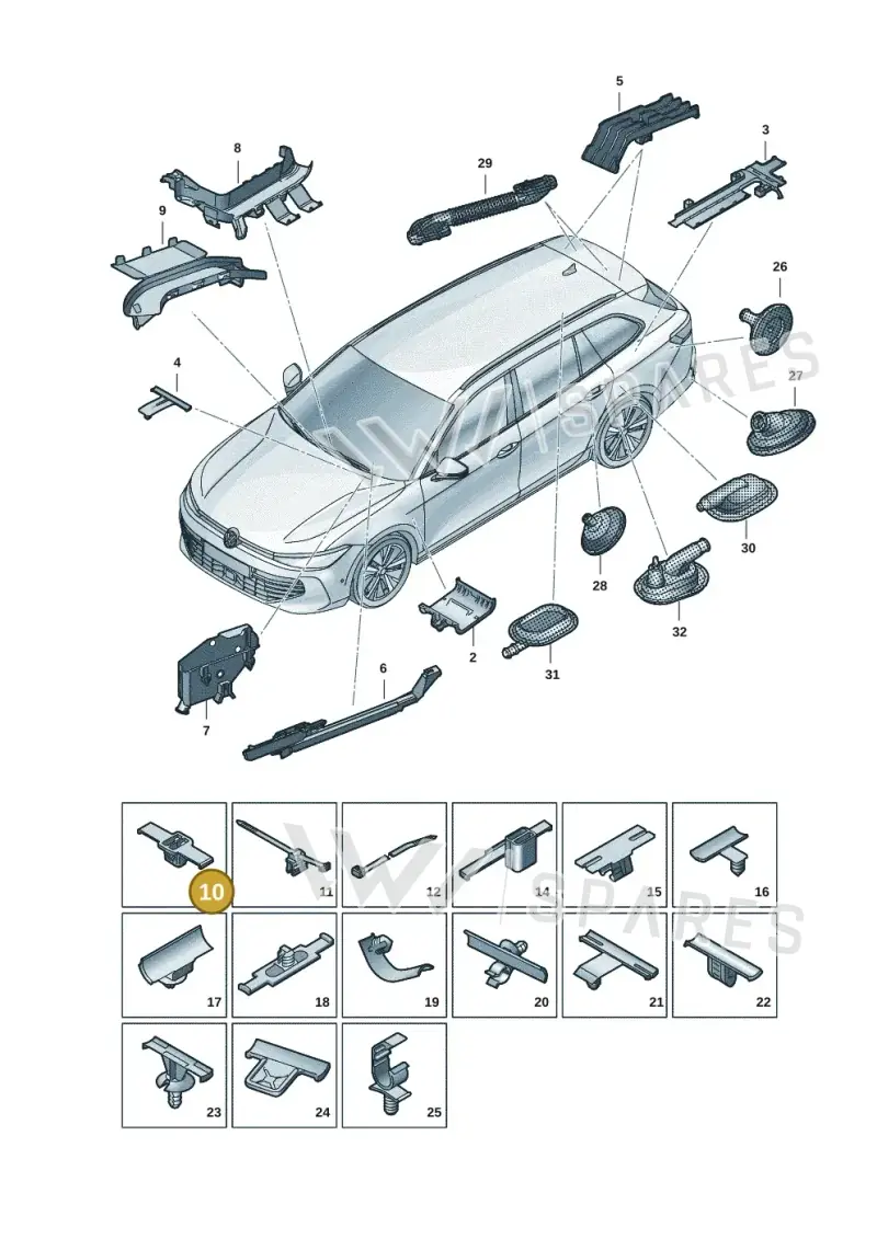 565971789B — Skoda Superb Combi (2023-) diagram 3j0972001, position 10