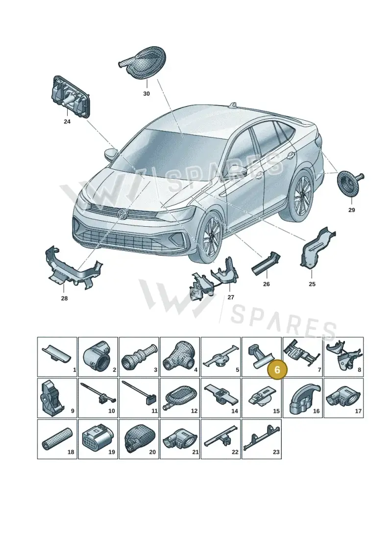 565971818A — Volkswagen Virtus 1,0 (2022-) diagram 62a972001, position 6