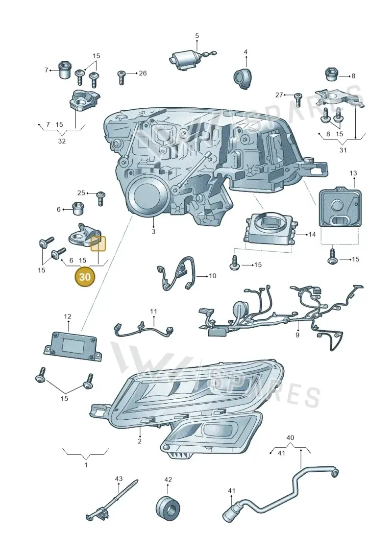 565998225 — Skoda Kodiaq (2018-2022) diagram 804941200, position 30