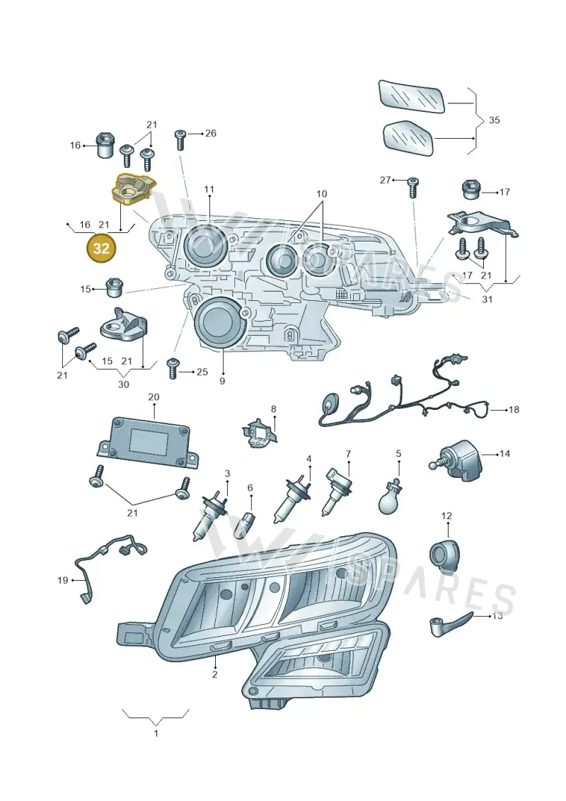 565998225A — Skoda Kodiaq (2018-2022) diagram 804941000, position 32