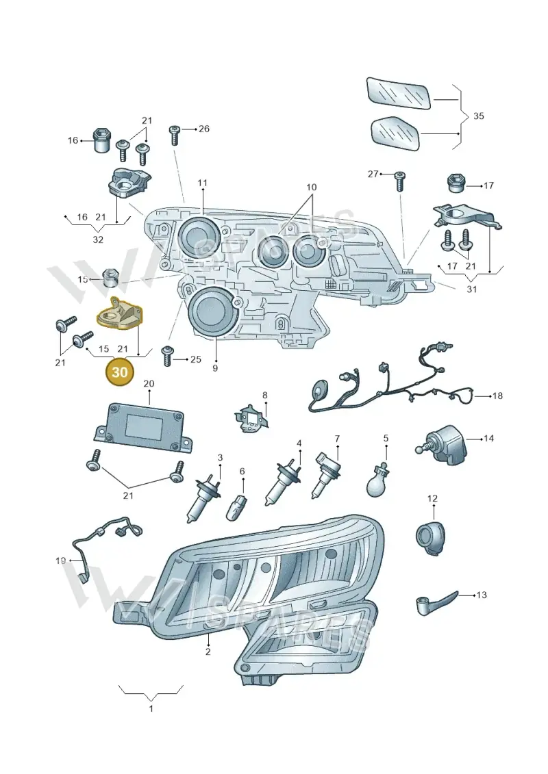 565998225 — Skoda Kodiaq (2018-2022) diagram 804941000, position 30