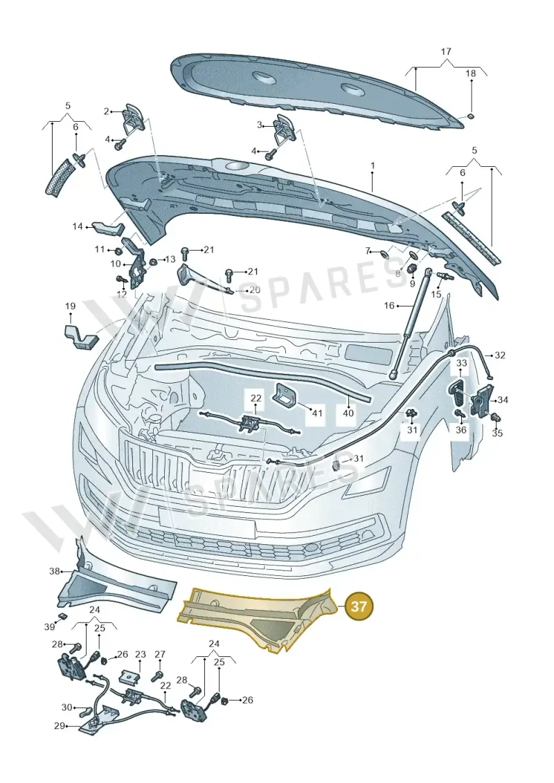 566819415A9B9 — Skoda Kodiaq (2018-2022) diagram 804823000, position 37