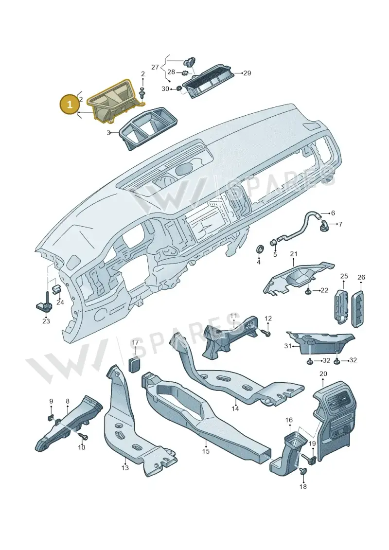 566819655 — Skoda Kodiaq (2018-2022) diagram 804819300, position 1