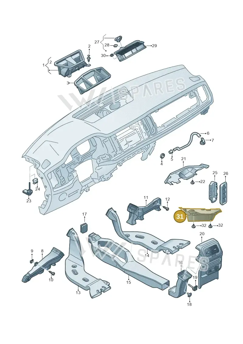 566868698 — Skoda Kodiaq (2024-2024) diagram 804819300, position 31
