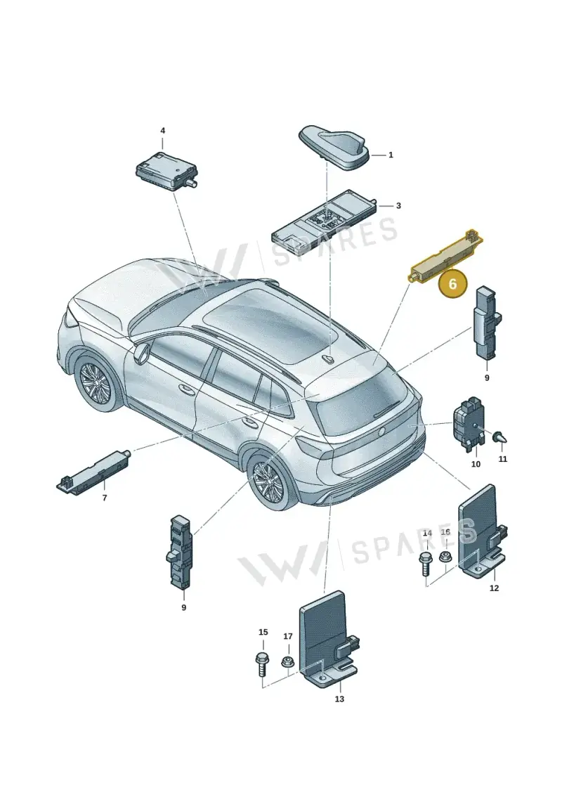 571035577T — Volkswagen Tiguan (2023-2025) diagram 57x035200, position 6