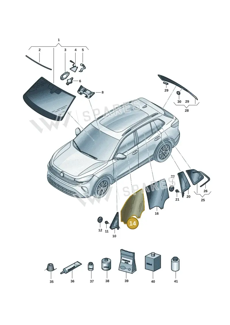 571845022 — Skoda Kodiaq (2024-2024) diagram 57x845000, position 14
