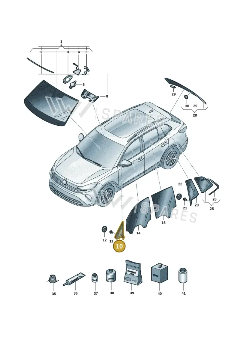 571845113B — Volkswagen Tiguan (2023-2025) diagram 57x845000, position 10