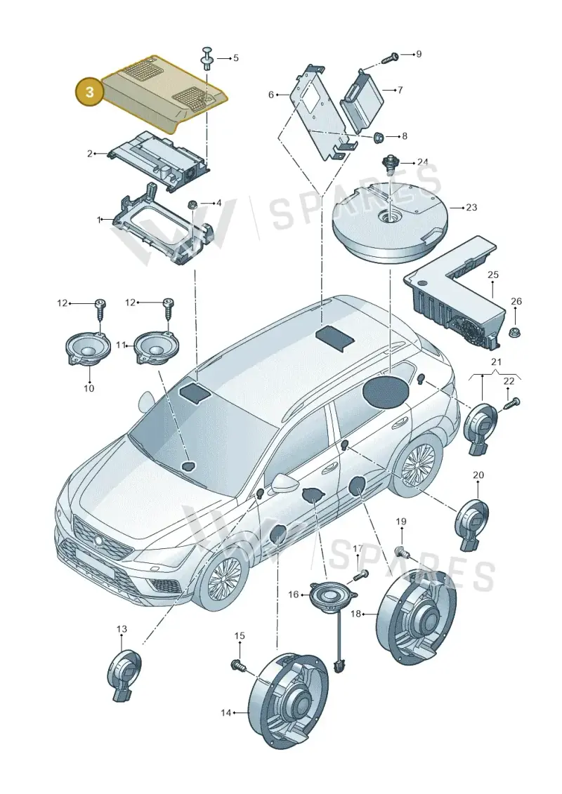 571863052 — Skoda Kodiaq (2024-2024) diagram 57h035035, position 3