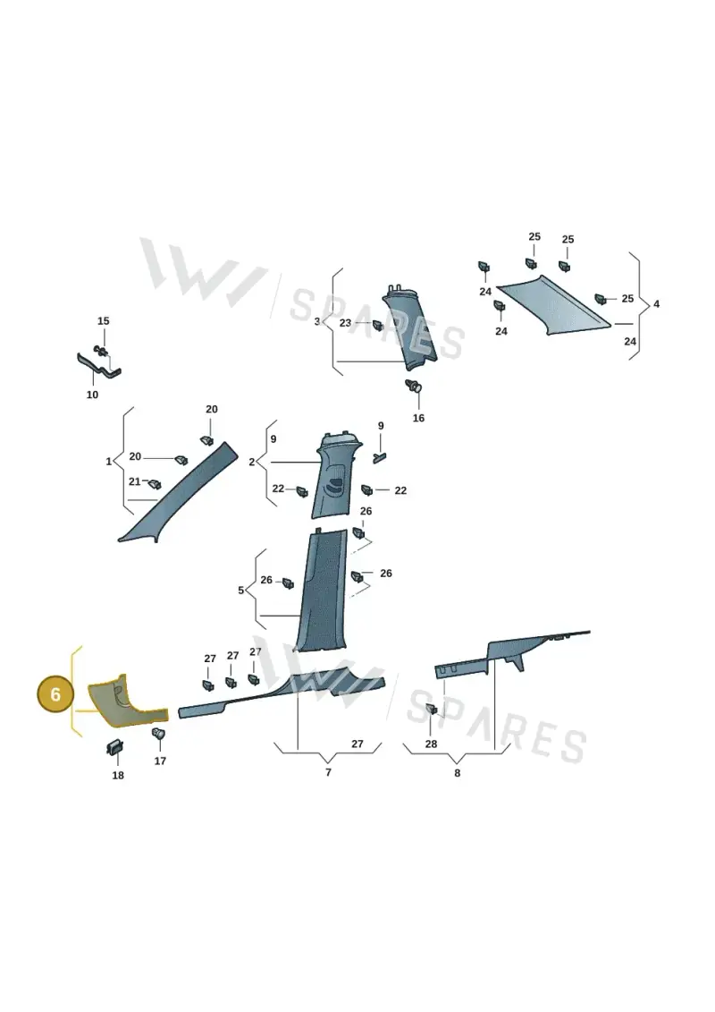5718634834PK — Skoda Kodiaq (2024-) diagram 57h867650, position 6