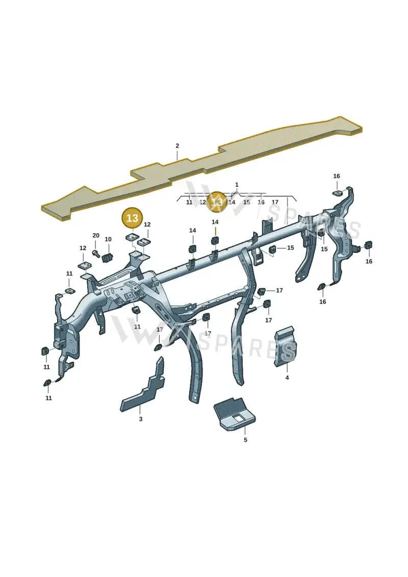 571907322A — Skoda Kodiaq (2024-) diagram 57h857000, position 13