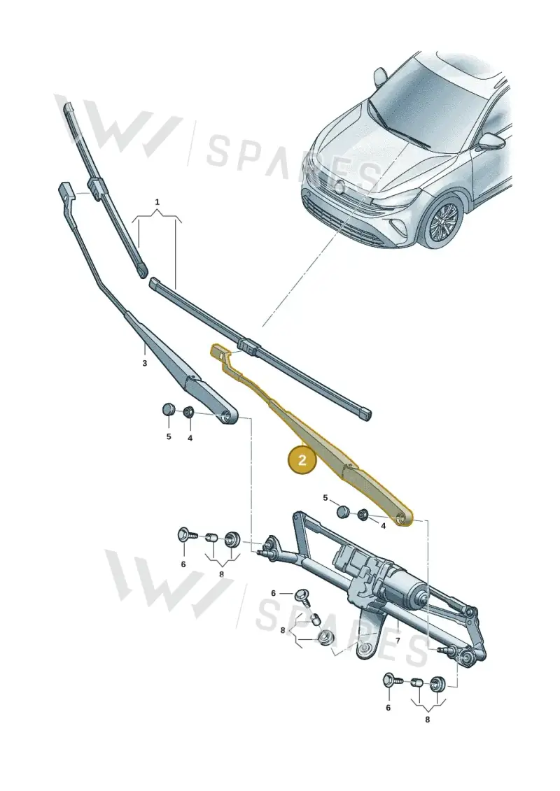57195540903C — Skoda Kodiaq (2024-) diagram 57x955000, position 2
