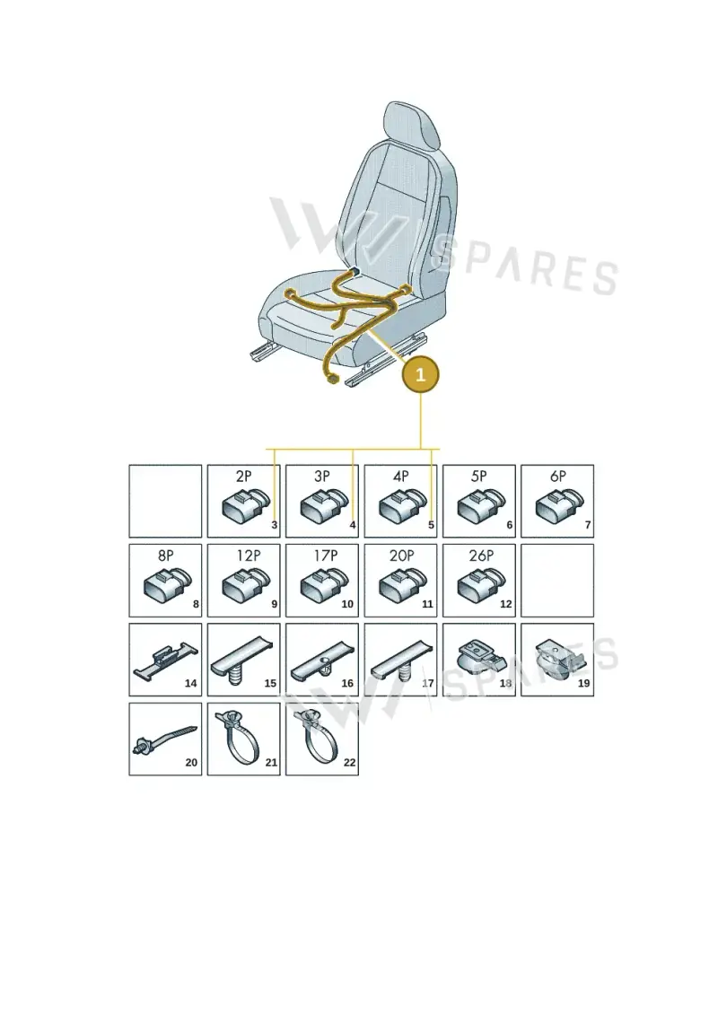 571971391N — Volkswagen Tiguan (2023-2025) diagram 57x972250, position 1