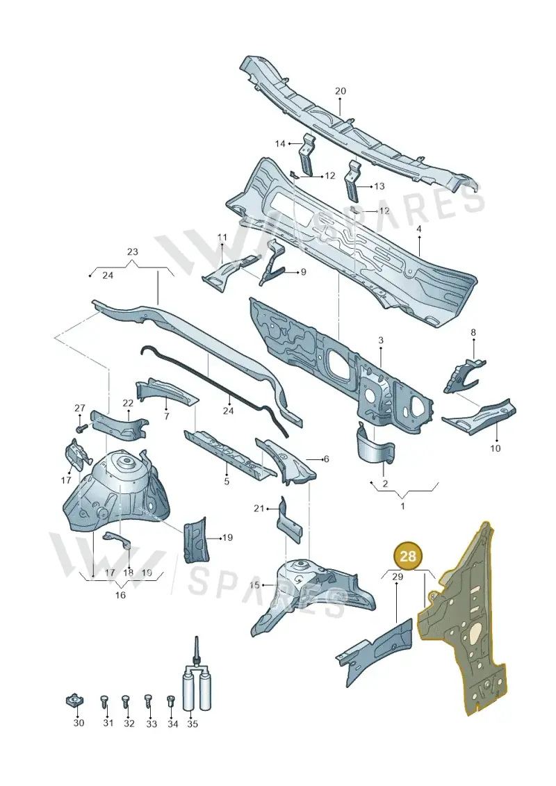 575802123 — Skoda Karoq (2017-2022) diagram 834805050, position 28