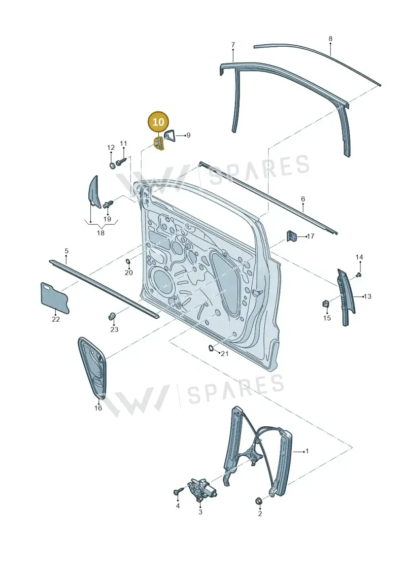 575837368A — SEAT Ateca (2016-) diagram 893837600, position 10