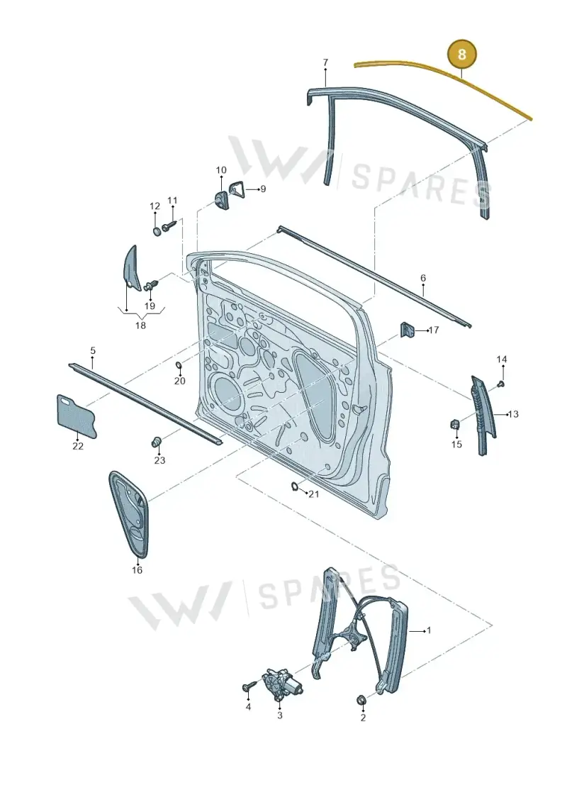 575837643C041 — SEAT Ateca (2016-) diagram 893837600, position 8