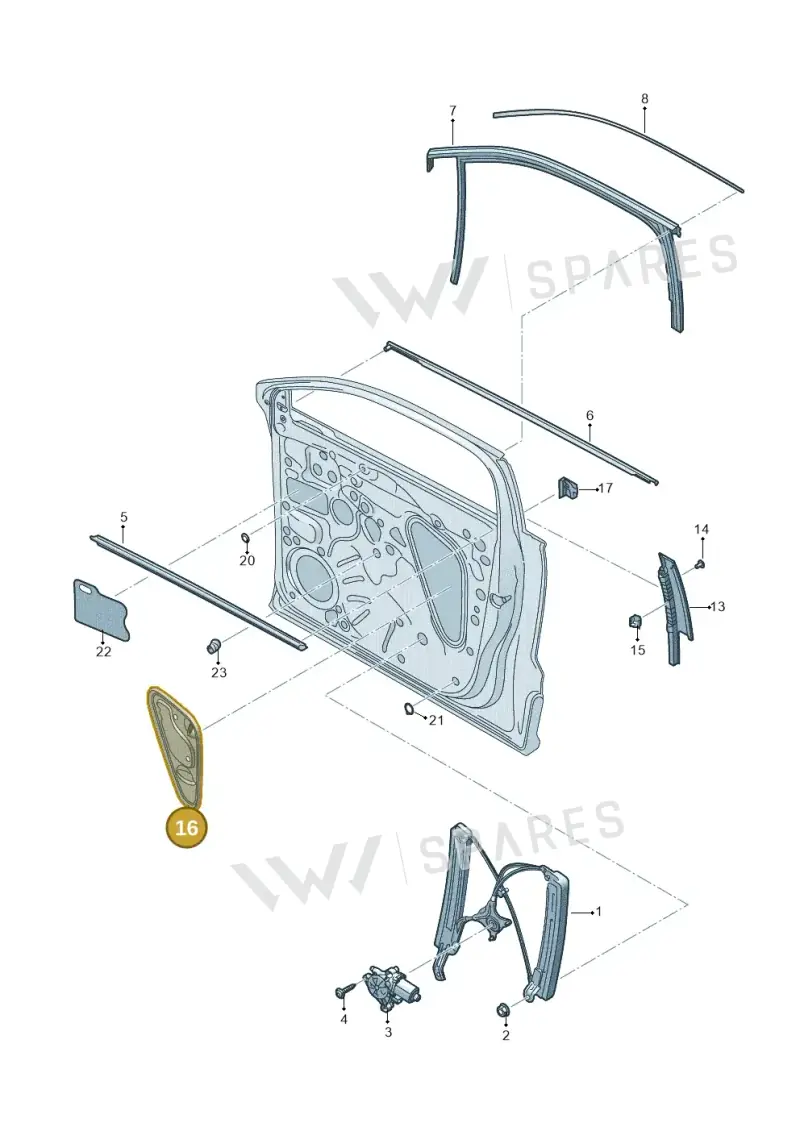 575837915 — Skoda Karoq (2017-2022) diagram 834837060, position 16
