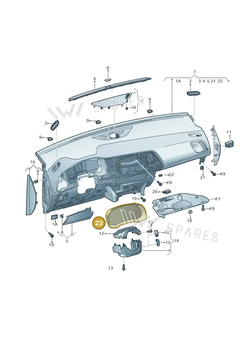 5758572411QB — SEAT Ateca (2016-) diagram 893857100, position 23