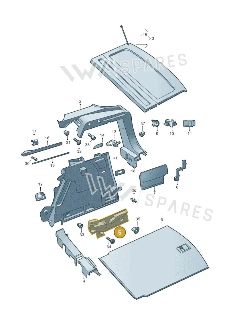 5758588599B9 — Skoda Karoq (2017-2022) diagram 834867800, position 5