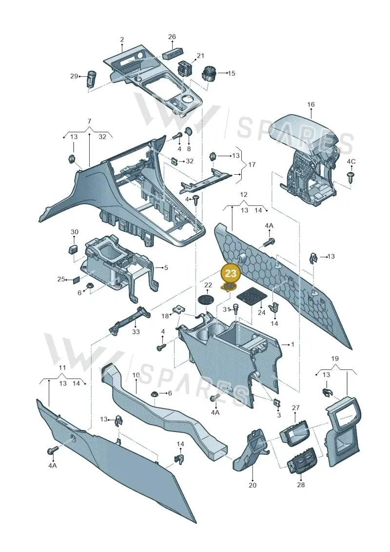 575863301A9B9 — SEAT Ateca (2016-) diagram 893863600, position 23