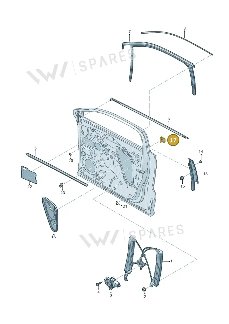 575867382A — Skoda Karoq (2017-2023) diagram 834837060, position 17