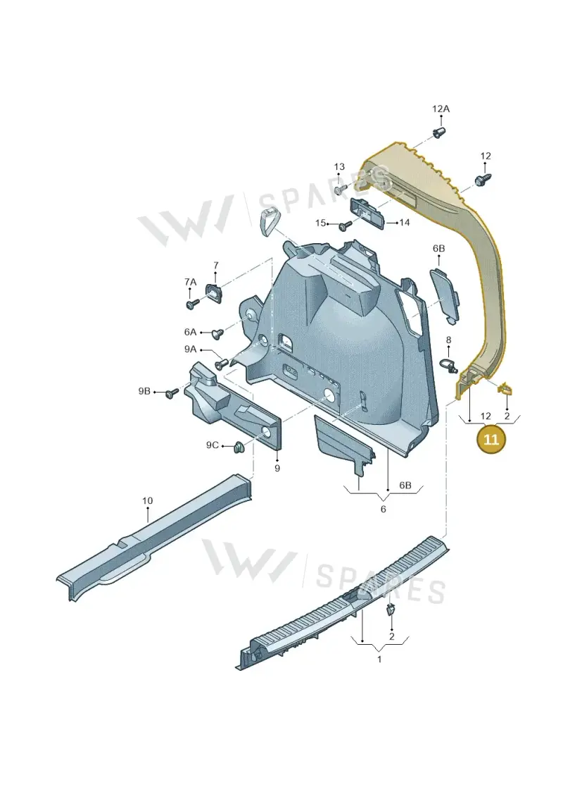 575867761A9B9 — SEAT Ateca (2016-) diagram 893867800, position 11