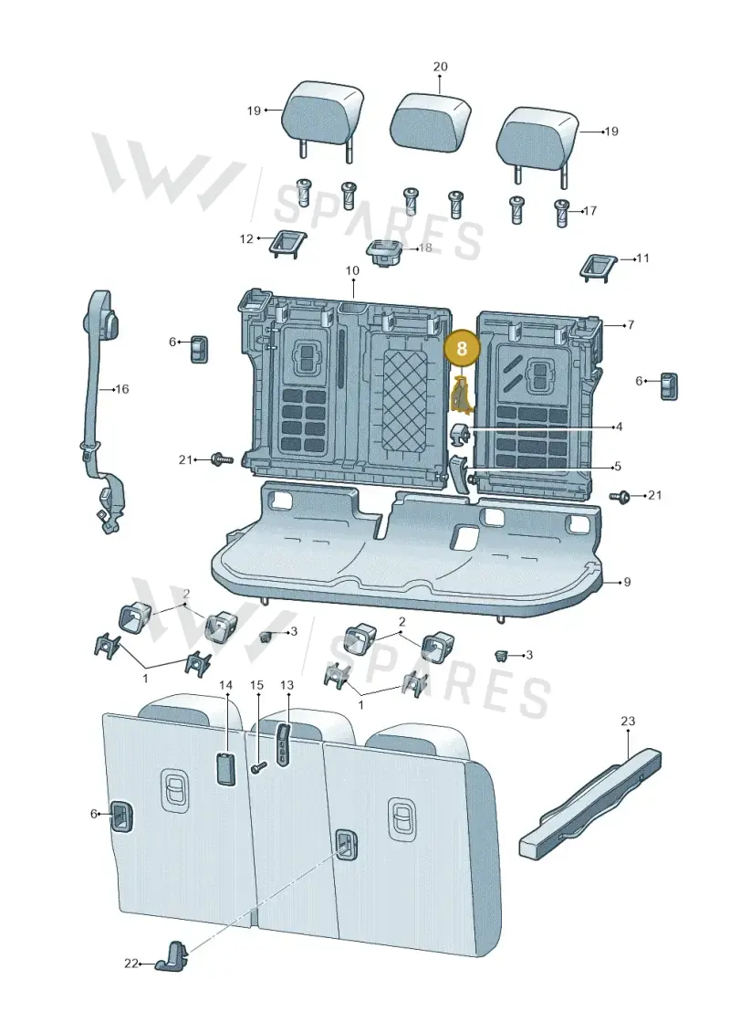57588619782V — Skoda Karoq (2017-2023) diagram 834000340, position 8