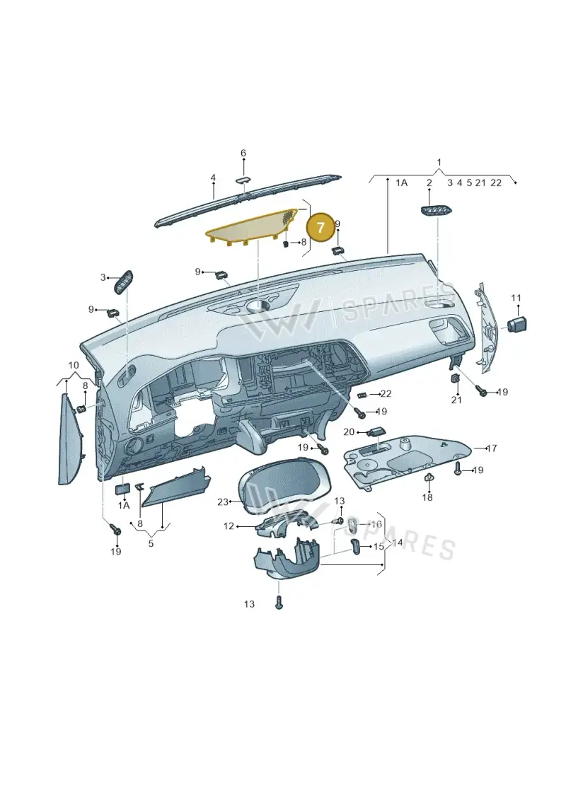 5778572091QB — SEAT Ateca (2016-) diagram 893857100, position 7