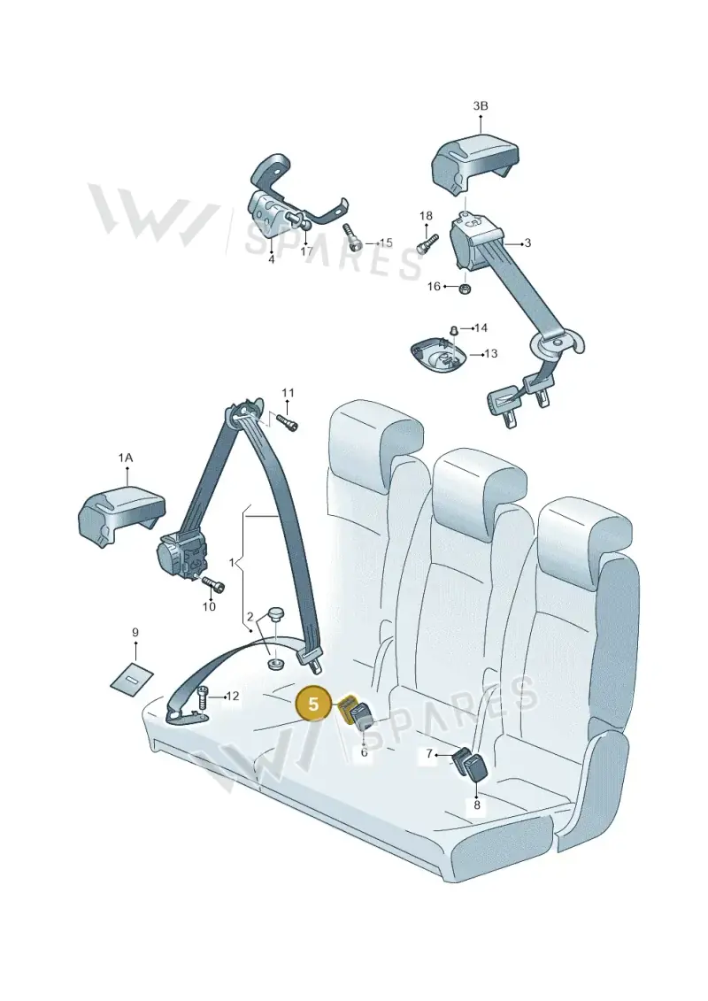 57A857754AMNB — Skoda Karoq (2017-2023) diagram 834857750, position 5