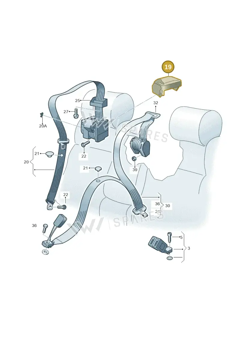 57A857865 — Skoda Karoq (2017-2023) diagram 768857700, position 19