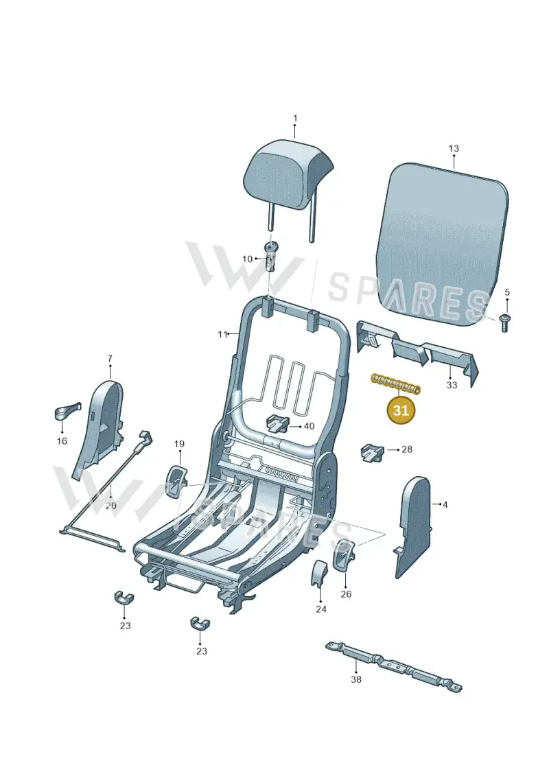 57A8856549B9 — Skoda Karoq (2017-2023) diagram 834000090, position 31