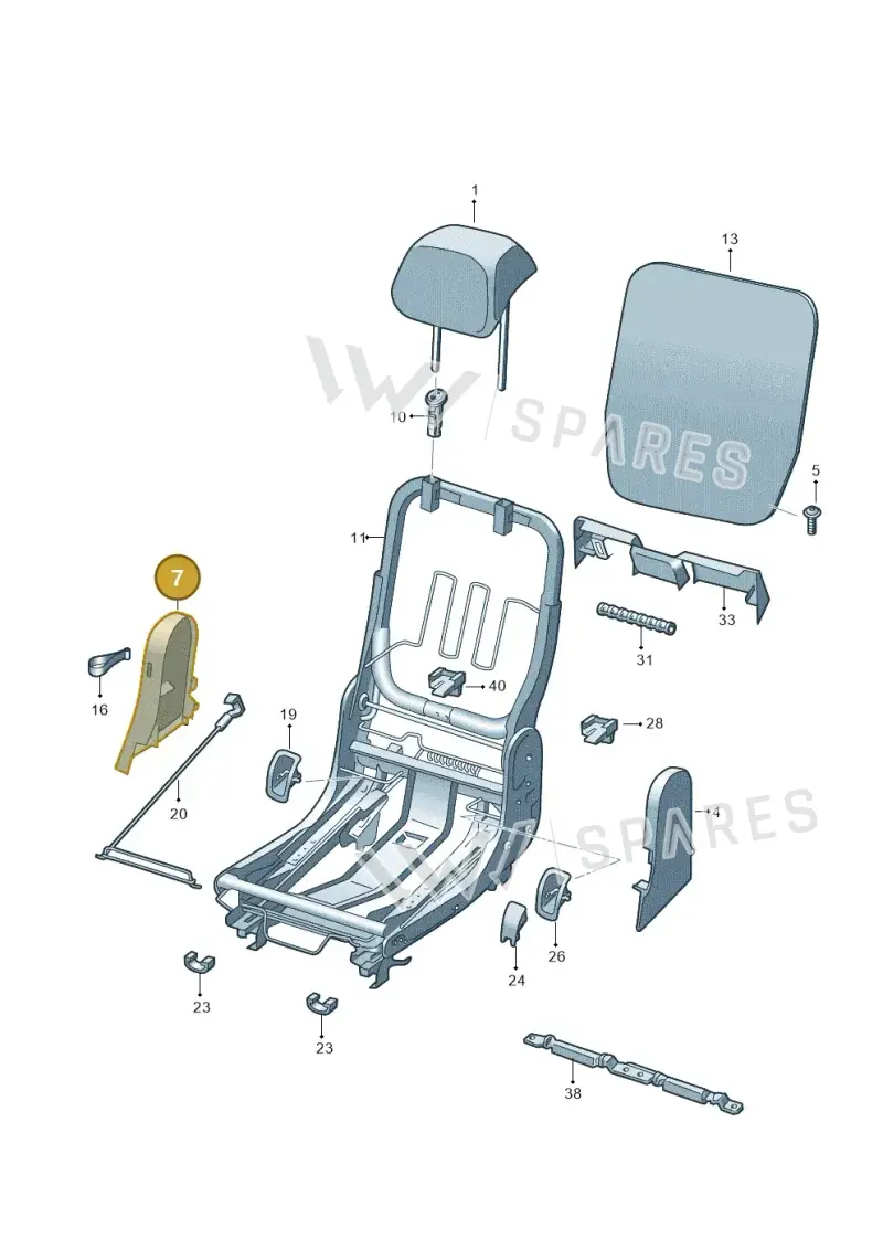 57A8857409B9 — Skoda Karoq (2017-2023) diagram 834000090, position 7