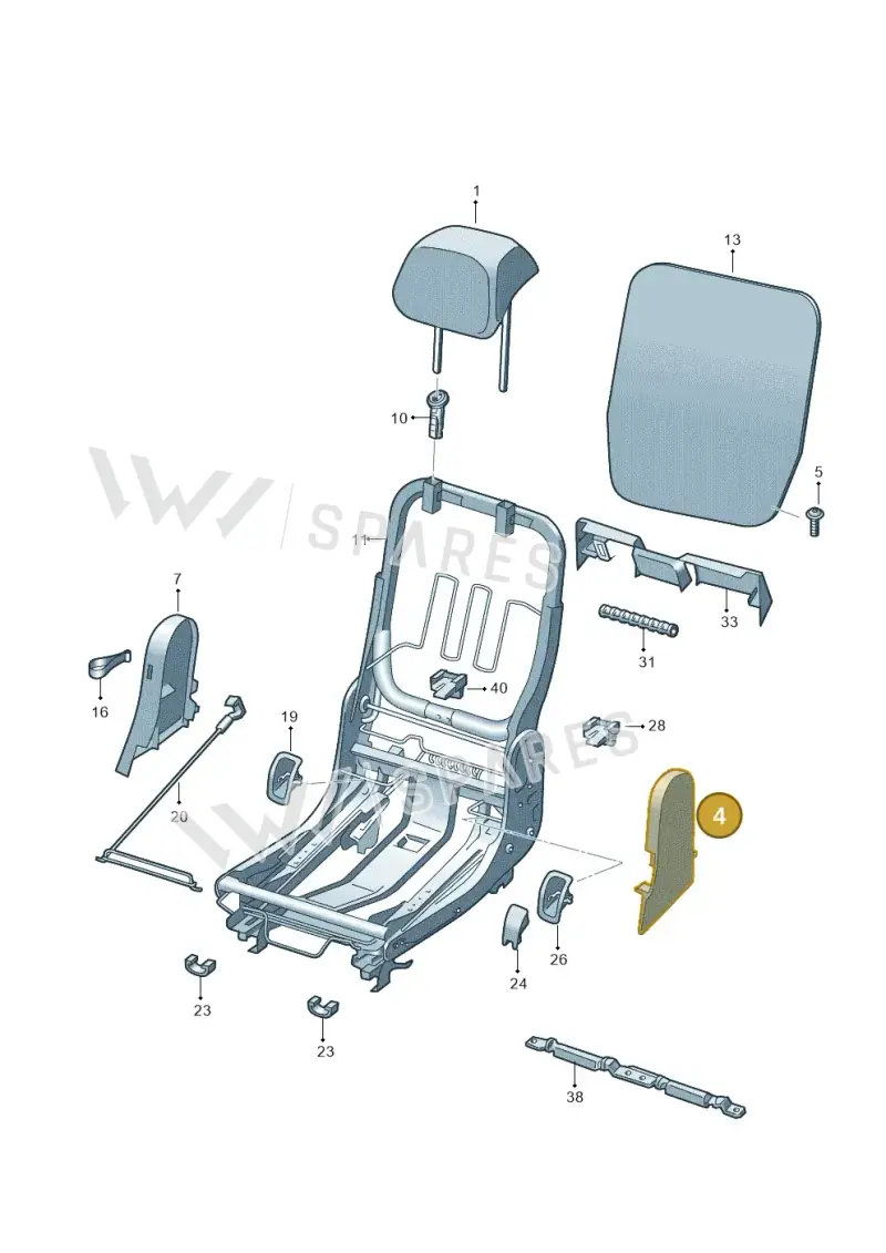 57A8859339B9 — Skoda Karoq (2017-2023) diagram 834000090, position 4