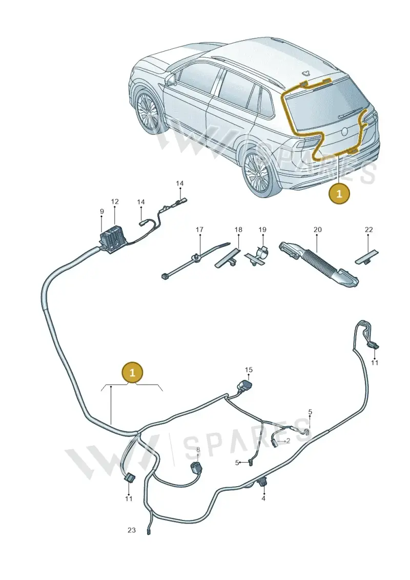 57A971145B — Skoda Karoq (2017-2023) diagram 834972082, position 1