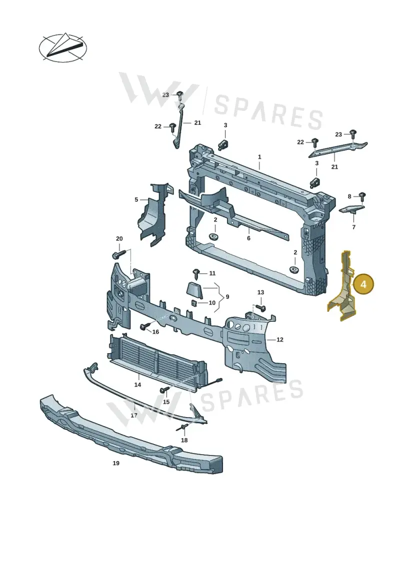 57H121283 — Skoda Kodiaq (2024-2024) diagram 57h805000, position 4