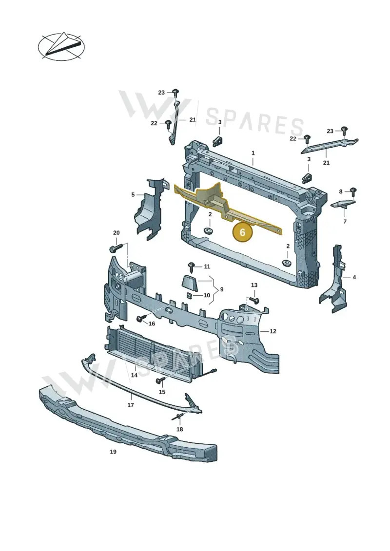57H121330A — Skoda Kodiaq (2024-2024) diagram 57h805000, position 6