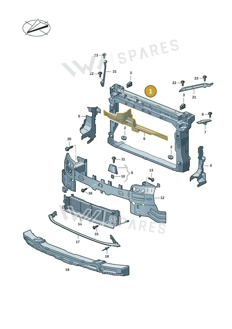 57H805588G — Skoda Kodiaq (2024-2024) diagram 57h805000, position 1